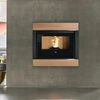 Klover Wave 110 wood pellet inset stove with revere wood cladding