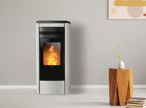 Klover Style 120 Plus wood pellet boiler stove